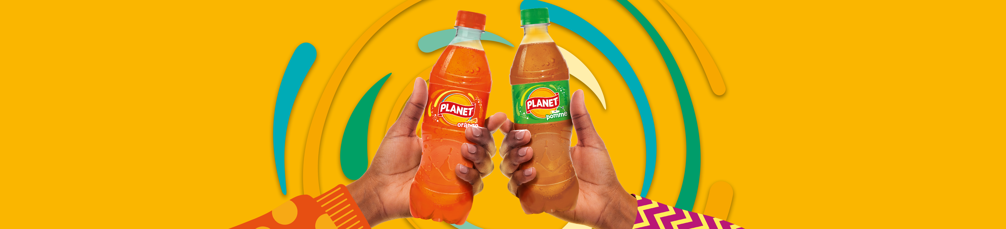 Bouteilles Planet en main